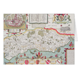 Sussex, engraved by Jodocus Hondius from John