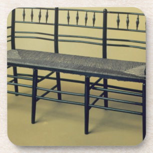 Sussex rush-seated chair (wood and rush) coaster