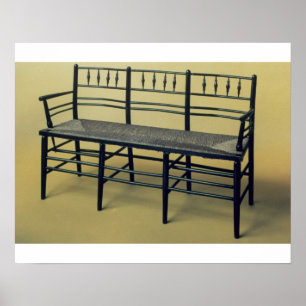 Sussex rush-seated chair (wood and rush) poster