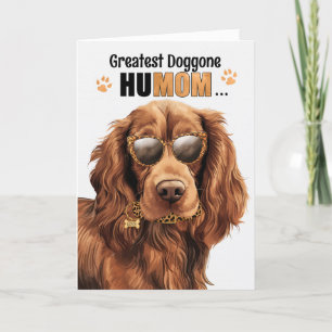 Sussex Spaniel Dog Best HuMOM Ever Mother's Day Holiday Card