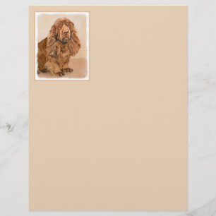 Sussex Spaniel Painting - Cute Original Dog Art