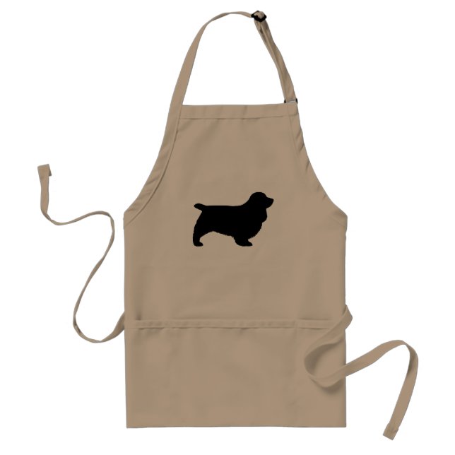 Sussex Spaniel Silhouette Standard Apron (Front)