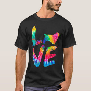 Sussex Spaniel Tie Dye Love Dog Mom Dad T-Shirt