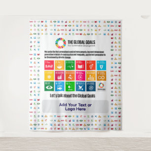Sustainability Decor for Home Office Classroom Tapestry