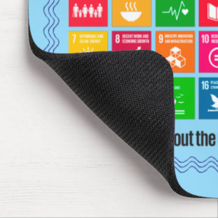 Sustainability Goals Motivational Inspiring Gifts Mouse Mat
