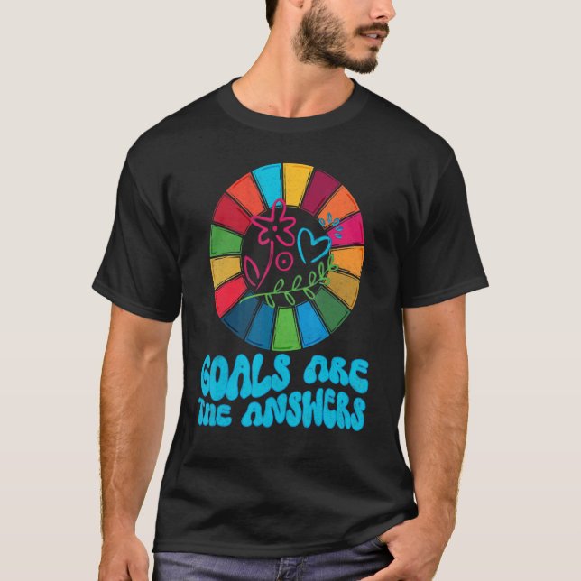 Sustainability Goals World Global Goals Rainbow Mo T-Shirt (Front)