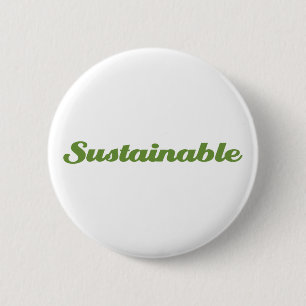 Sustainable 6 Cm Round Badge