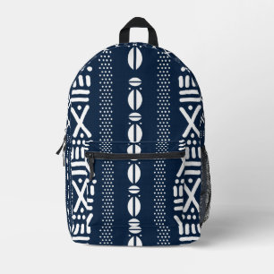 Sustainable Fashion African Bogolan Cloth Backpack