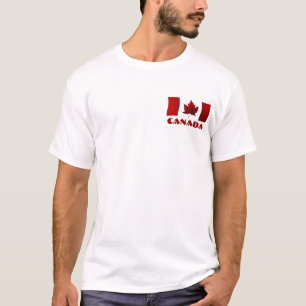 Sustainable Men's Canada T-Shirt Canada Flag Shirt