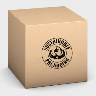 Sustainable Packaging, Small Business   Rubber Stamp