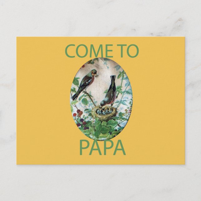 Sustaining the Flock: Capturing Nurturing Parental Postcard (Front)