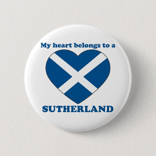 Sutherland 6 Cm Round Badge
