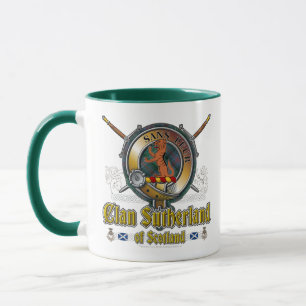Sutherland Clan Badge Mug