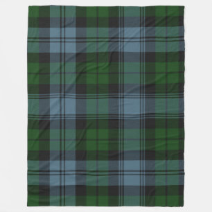 Sutherland District Tartan. Fleece Blanket
