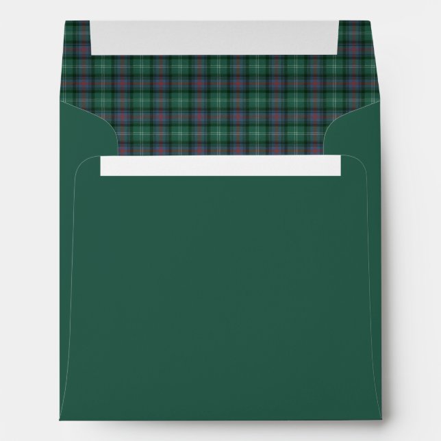 Sutherland Old Ancient Original Scottish Tartan  Envelope (Back (Bottom))
