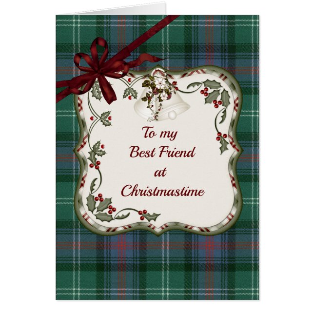 Sutherland Old Ancient Tartan Christmas Friend (Front)