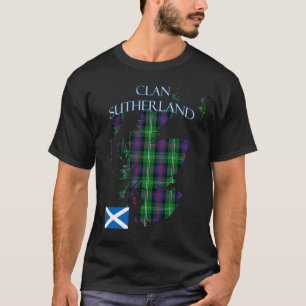 Sutherland Scottish Clan Tartan Scotland T-Shirt