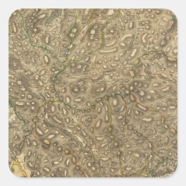 Sutherland Shire Square Sticker (Front)