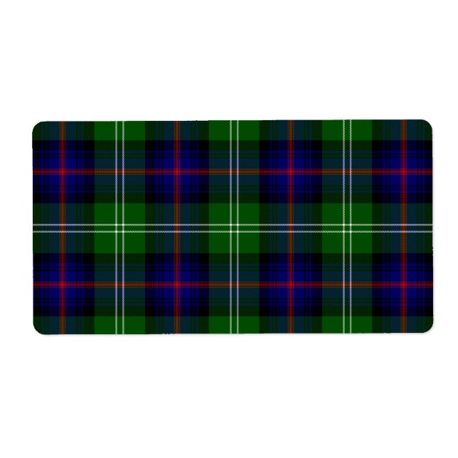 Sutherland tartan blue green plaid (Front)