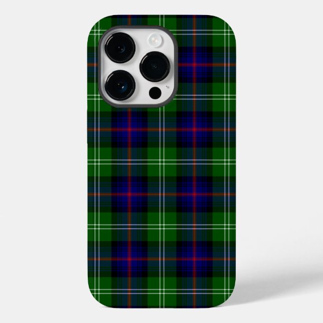Sutherland tartan blue green plaid Case-Mate iPhone case (Back)