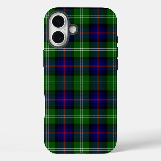 Sutherland tartan blue green plaid Case-Mate iPhone case (Back)