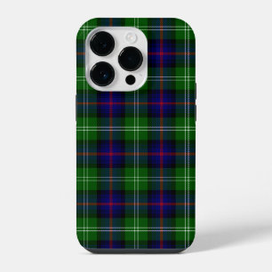 Sutherland tartan blue green plaid iPhone 14 pro case