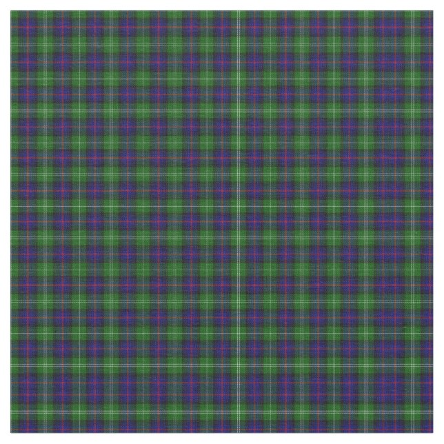 Sutherland Tartan Fabric (Close Up)
