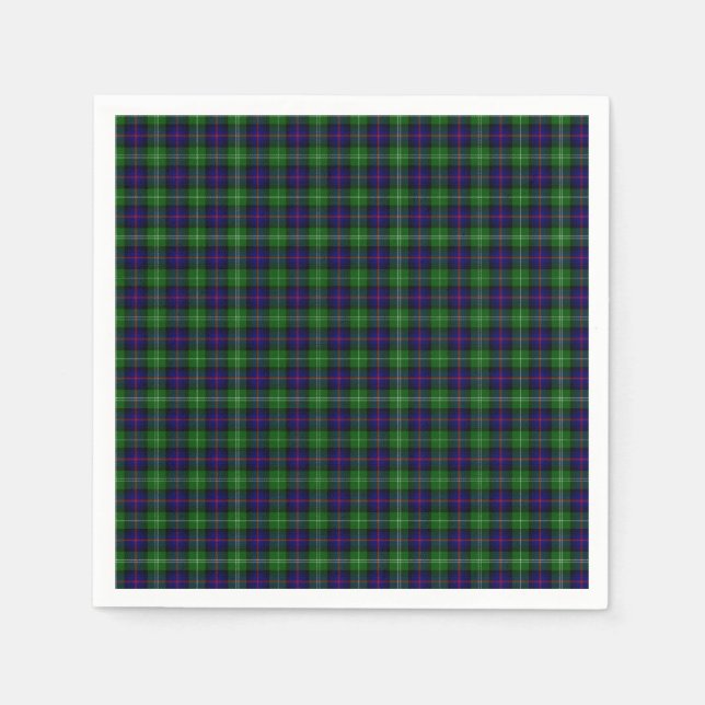 Sutherland Tartan Napkin (Front)