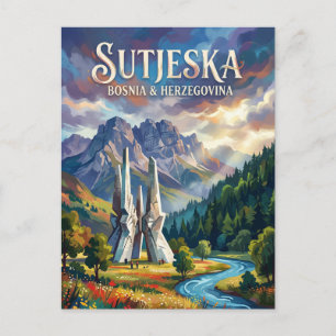 Sutjeska National Park Bosnia and Herzegovina Postcard