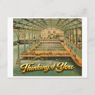 Sutro Baths San Francisco Thinking of You 1885 Postcard