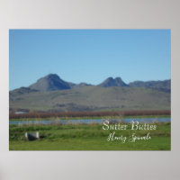 Sutter Buttes Mountain Range