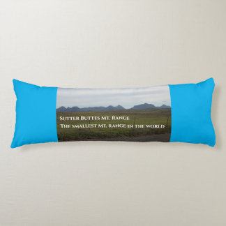 Sutter Buttes Mountain smallest range in the world Body Cushion