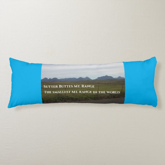 Sutter Buttes Mountain smallest range in the world Body Cushion (Front)