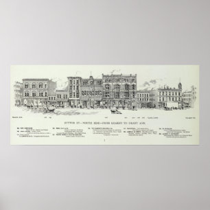 Sutter North side Kearny and Grant Poster