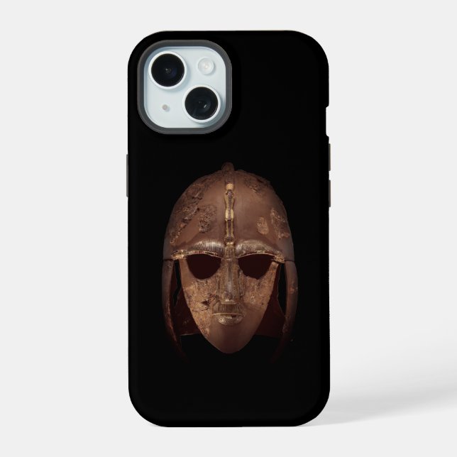Sutton Hoo helmet iPhone 15 Case (Back)