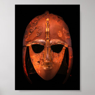 Sutton Hoo helmet Poster