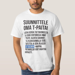 Suunnittele oma T-paita / miesten paita T-Shirt