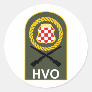 Suveniri sa HVO oznakom Classic Round Sticker