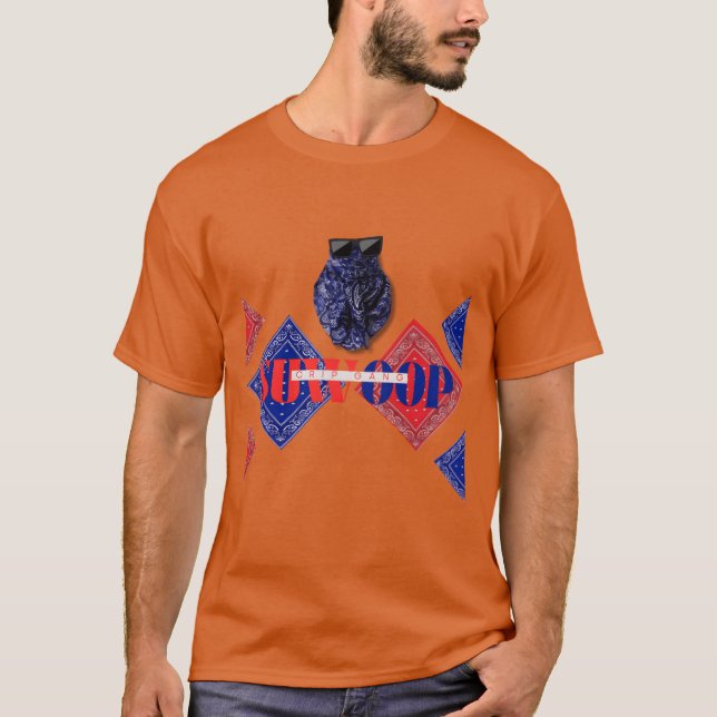 Suwoop Crip Rags Out gift T-Shirt (Front)