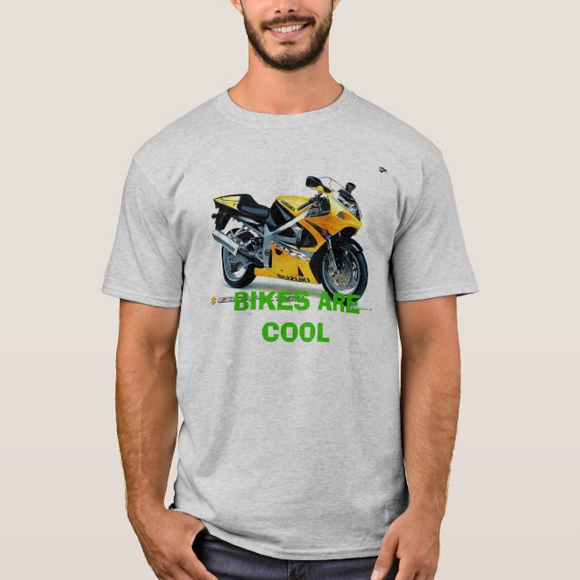 suz7d,  BIKES ARE COOL T-Shirt (Front)