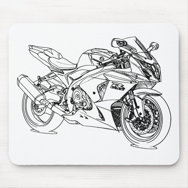 Suz GSXR1000 2012 Mouse Mat (Front)