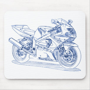 Suz GSXR750 2000-03 Mouse Mat