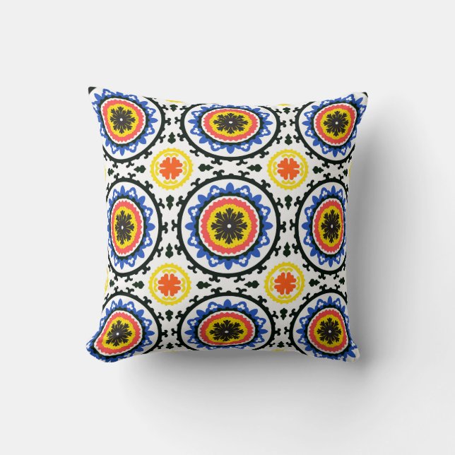 Suzani Pattern Cushion (Front)