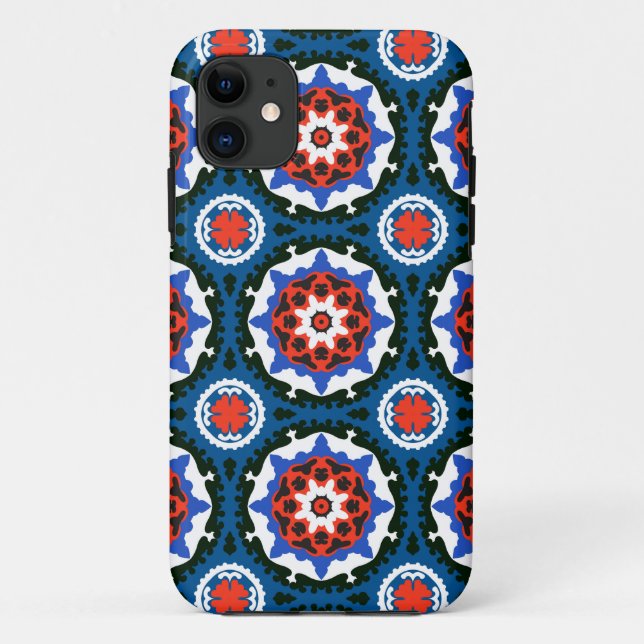 Suzani Pattern With Bold Ornament Case-Mate iPhone Case (Back)