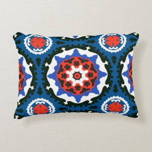 Suzani Pattern With Bold Ornament Decorative Cushion