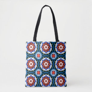 Suzani Pattern With Bold Ornament Tote Bag