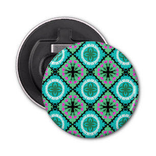 Suzani Pattern with Uzbek and Kazakh Motifs Bottle Opener