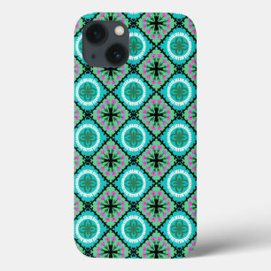 Suzani Pattern with Uzbek and Kazakh Motifs iPhone 13 Case