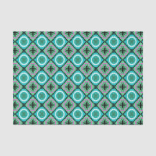 Suzani Pattern with Uzbek and Kazakh Motifs Tissue Paper
