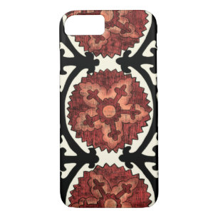Suzani Style Decorative Floral Pattern iPhone 8/7 Case
